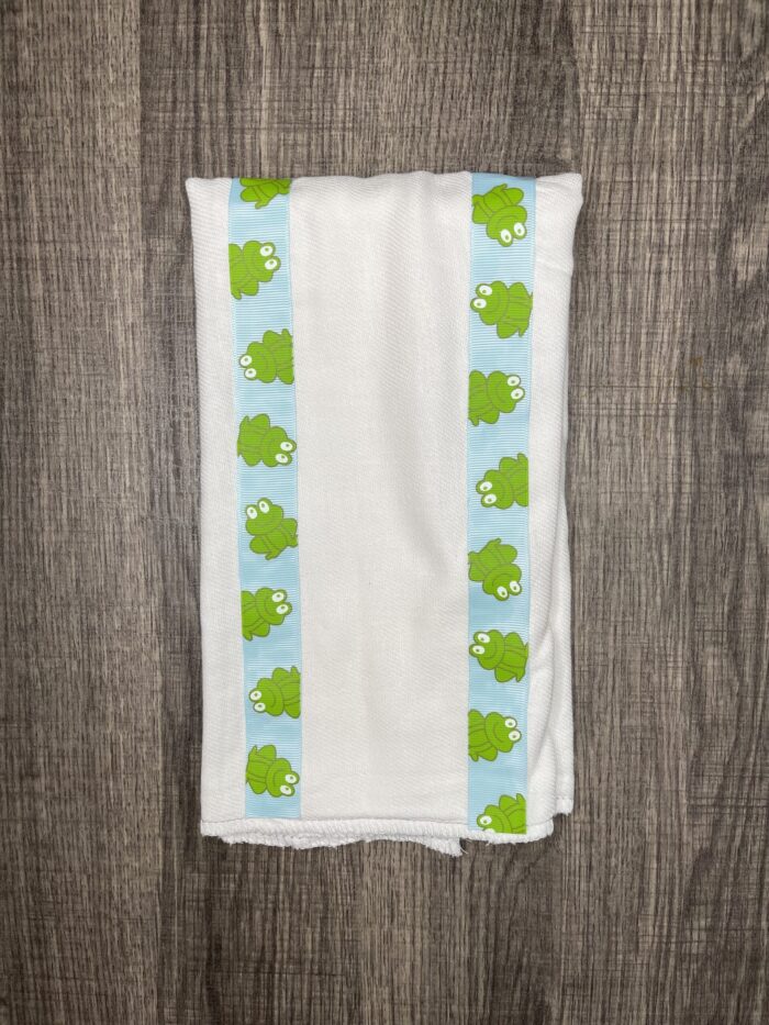 Froggy Burp Cloth