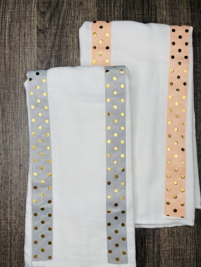 Polka Dot Burp Cloth